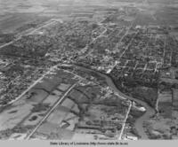 Aerial view of Abbeville Louisiana