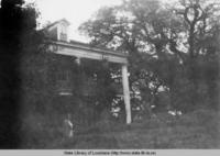 Oak Alley Plantation home near Vacherie Louisiana in 1947