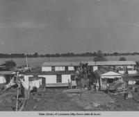 Shanty boat colony at Morgan City Louisiana in 1945