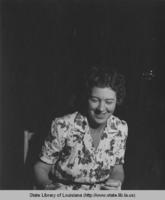 Woman playing bridge in 1944