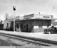 Train station in Springhill Louisiana in 1949