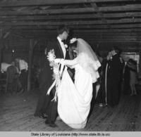 Cajun wedding reception in Broussard Louisiana in 1970