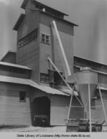 Lake Rice mill at Lake Arthur Louisiana in 1947