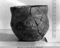 Bowl excavated from Crooks Site in LaSalle Parish Louisiana