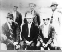 Six men who ambushed Bonnie and Clyde in Bienville Parish Louisiana in the 1934