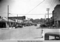 Street scene in West Monroe Louisiana circa 1940s