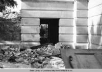Demolition of the Hill Memorial Library in Baton Rouge Louisiana in 1958