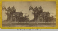 Slocomb residence on Esplanade Street in New Orleans Louisiana in the 1870s