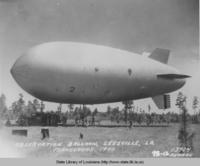 Observation balloon used as part of Third Army maneuvers