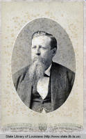 Portrait of Louisiana state superintendent of education Edwin Hedge Fay in New Orleans Louisiana in the 1880s