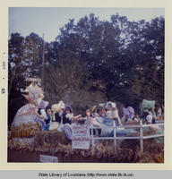 Yambilee Festival parade in Opelousas Louisiana in 1965