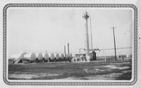 Gas well blow-out, Heyd #4, Iowa dome, Section 13-9S-7W, Shell Petroleum Company, Calcasieu Parish, early July, 1933