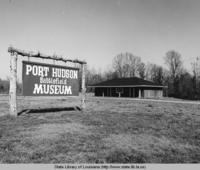 Port Hudson Battlefield Museum in Port Hudson Louisiana circa 1970