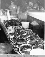 Crabs and crawfish at the New Orleans Food Festival in New Orleans Louisiana in 1971