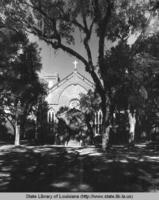 Grace Episcopal Church at Saint Francisville Louisiana in the 1980s