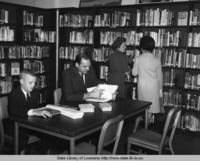 Dedication of the Jefferson Davis Parish library in Jennings Louisiana in 1968