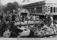 Mardi Gras in Lafayette Louisiana in the 1940s