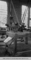 Machine at the Clay Survey Laboratory at Louisiana State University in Baton Rouge in the 1920s