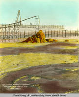 Union Sulphur Mine Company facilities near Lake Charles Louisiana circa 1920