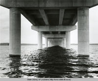 Underside of a bridge in Many Louisiana in 1968