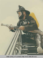 Fireman in Baton Rouge Louisiana in 1964