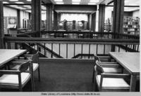 Lafayette Parish library interior view in Lafayette Louisiana in the 1960s