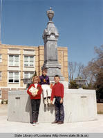 Julian Poydras monument in New Roads Louisiana in 1965