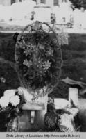 Grave at Edgard cemetery in Saint John the Baptist Parish Louisiana in the 1930s