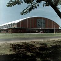 Prather Coliseum at Northwestern State University in Natchitoches Louisiana in the 1960s