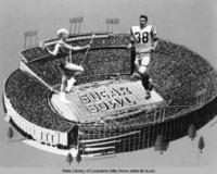 Ad for the Sugar Bowl Football Classic to be held in New Orleans Louisiana in 1969