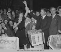 Winner of orange-packing contest at Orange Festival in Buras Louisiana in 1947