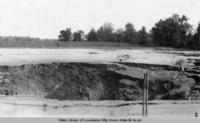 Crater in the Richland Gas Field in Richland Parish Louisiana in 1928