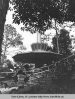 View of Hodges Gardens near Many Louisiana in the 1970s