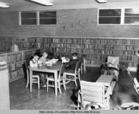 Children's reading room at Morehouse Parish Library in Bastrop Louisiana in the 1950s