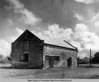 Sugarhouse ruins at Uncle Sam plantation near Convent Louisiana in 1936