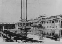 Poitevent and Favre Lumber Company mill in Mandeville Louisiana around 1913