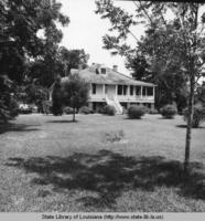 Twin Oaks plantation home near Carencro Louisiana in 1971