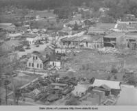 Tornado damage in Amite Louisiana in 1940