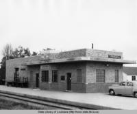 Train station in Springhill Louisiana in 1949