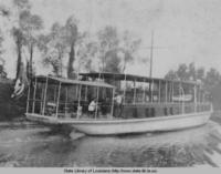 Yacht Alexandria in Bayou Barataria Louisiana in the 1920s