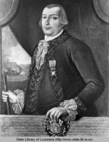 Portrait of Spanish governor of colonial Louisiana Don Bernardo de Galvez approximately 1760s