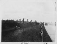 Wooden Oil Barges on Bayou Clack, Hwy. 90 at Gibson, in 1937