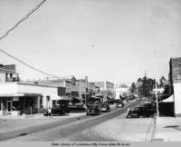 Main Street in Springhill Louisiana in 1949