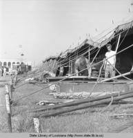 Tent building at the Clyde Beatty Cole Brothers Circus in Baton Rouge in 1961