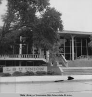 Student Union at Louisiana State University in Baton Rouge Louisiana circa 1969