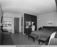 Room at Hot Wells Health Resort near Boyce Louisiana in the 1970s