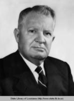 Portrait photograph of Louisiana Governor Earl Kemp Long in the 1950s