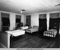 Dormitory room at the Laurel Street Fire Station Number 1 in  Baton Rouge Louisiana around 1970