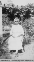 Medicine Woman of the Chitimacha Tribe near Charenton Louisiana in the 1930s