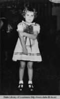 Young Hungarian girl at the Annual Harvest Festival near Albany Louisiana in 1950